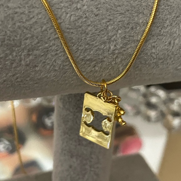 Celine Jewelry - Celine RARE gold over Sterling Pendant / Necklace